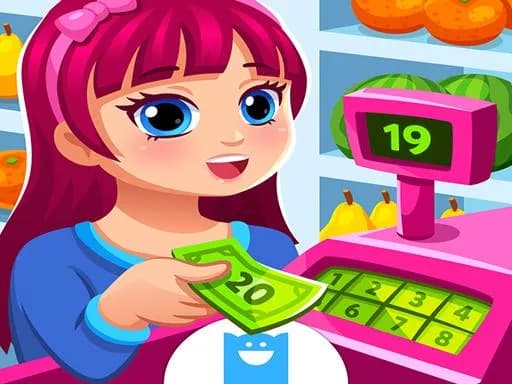 Süpermarket Oyunu, anneme alışverişte yardım et