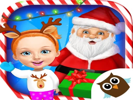Noel Oyunu Donmuş Eşleştirme 3 Oyunu Tatlı Bebek Kız