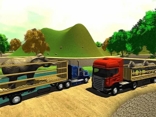Offroad Hayvan Kamyon Taşıma Simülatörü 2020