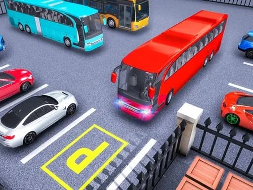 Gerçek Otobüs Park Etme Alışverişi ve Bırakma