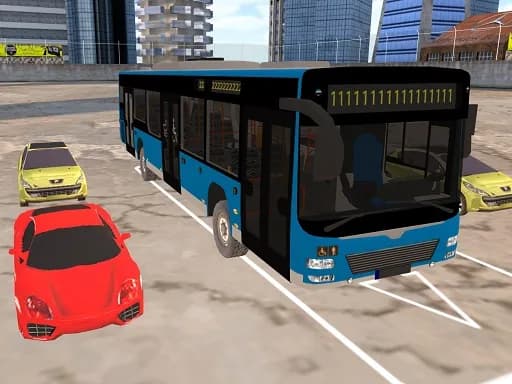 Otobüs Parkı Şehir Manzarası Deposu