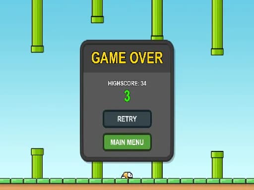 Flappy Bird 2D oyunu
