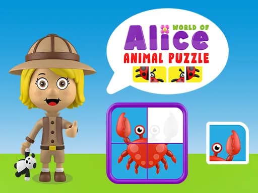 Alice'in Dünyası Hayvan Bulmacası