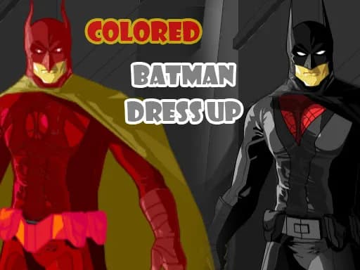 Renkli Batman Kostümü Giydir