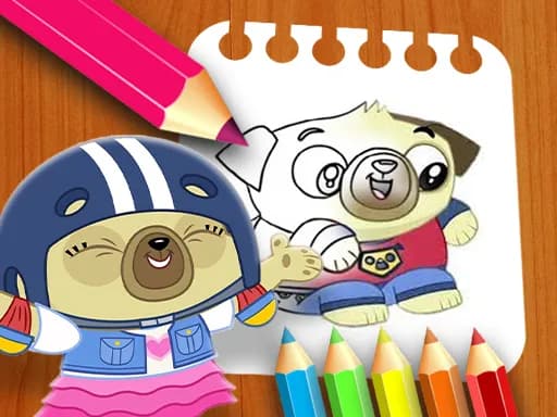 Chip ve Potato Boyama Kitabı