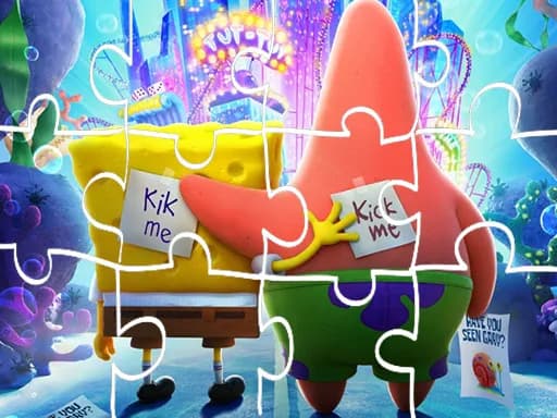 Spongebob Sünger Koşusu Yapboz Oyunu