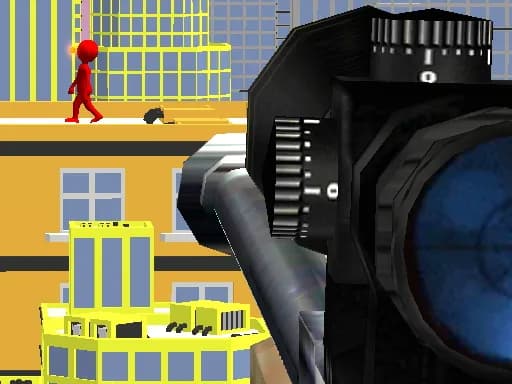 Çubuk Adam Keskin Nişancı 3D