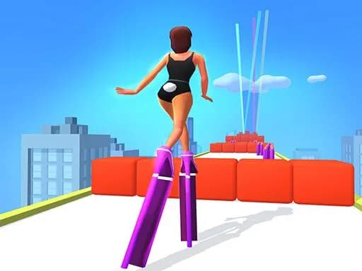 yüksek kule topukları acele koşu 3d-şişman itici yüksek topuk