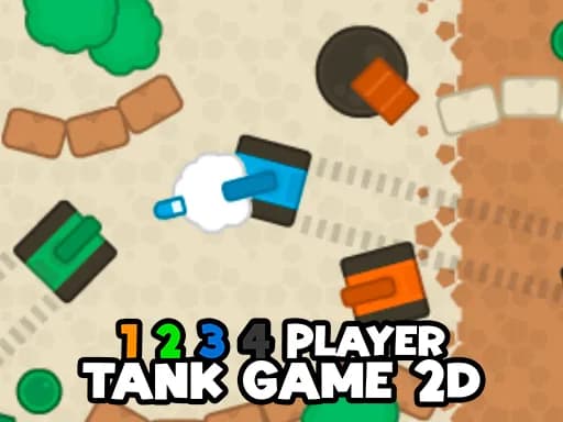 1 2 3 4 Oyunculu Tank Oyunu 2D