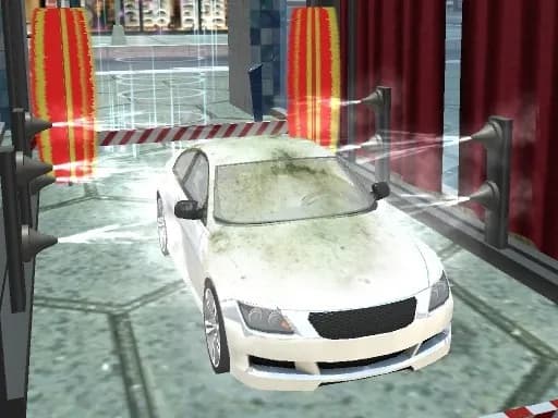 Modern Spor Araba Yıkama 3D