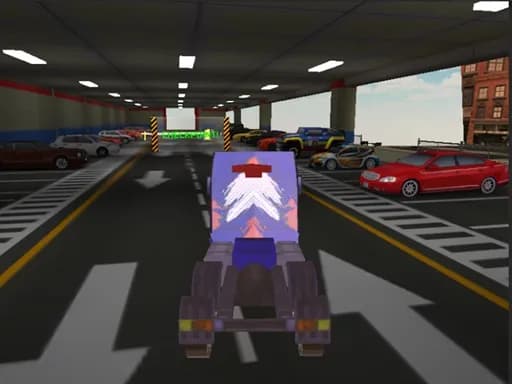 Çılgın Aşırı Kamyon Park Etme Simülasyonu 3D