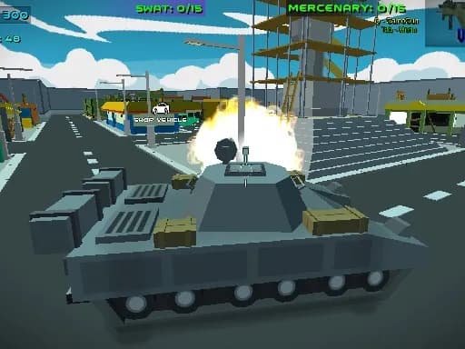 Blocky savaşları araç atış çok oyunculu