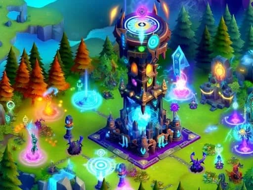 2D Fantastik Kule Savunma