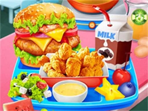 Okul Öğle Yemeği Yapma Oyunu