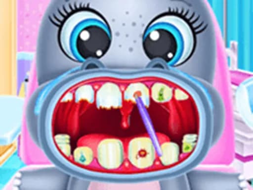 Bebek Hippo Diş Bakımı - Eğlenceli Cerrahi Oyunu